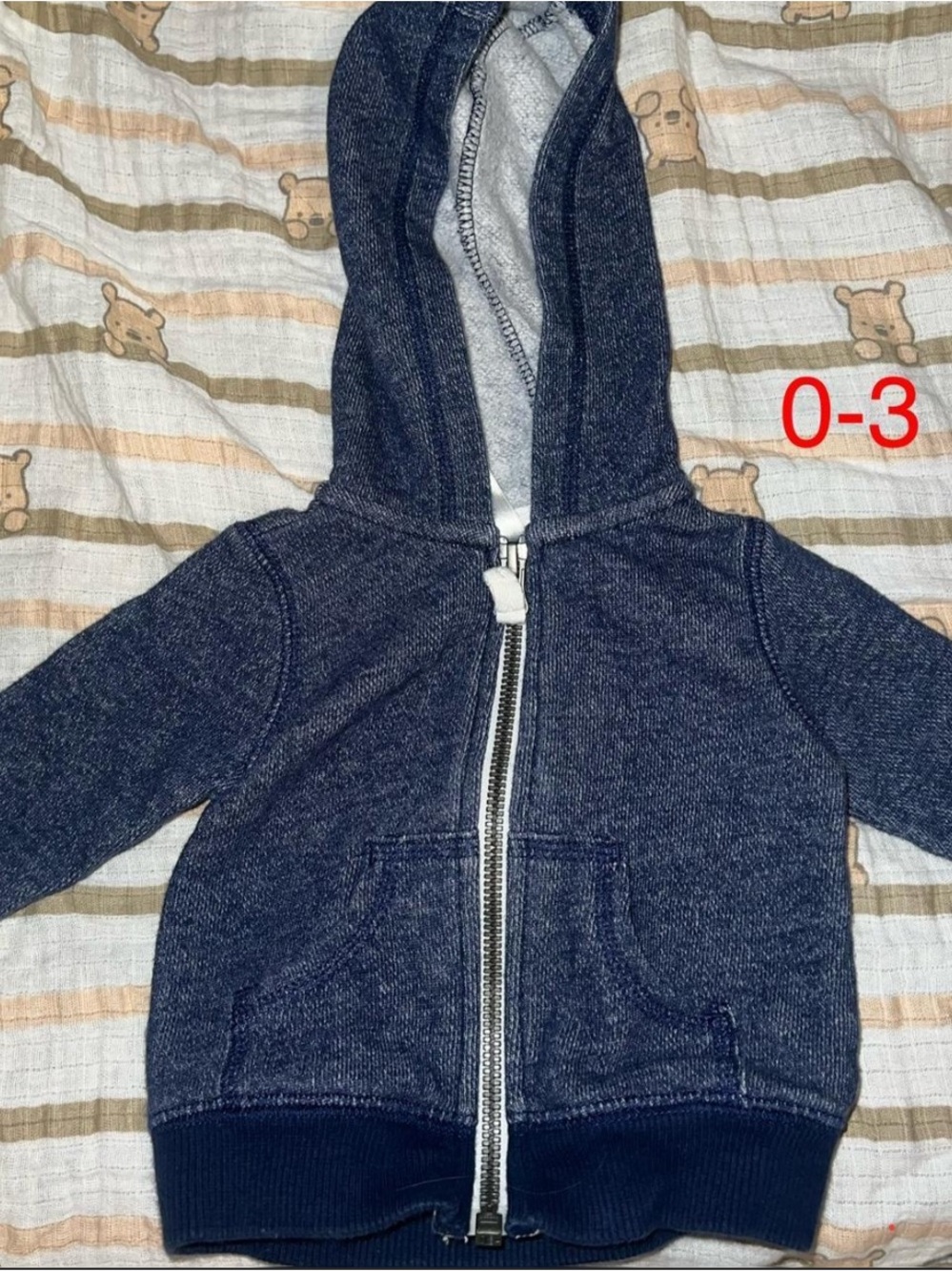 Carters Jean Zip Hoodie